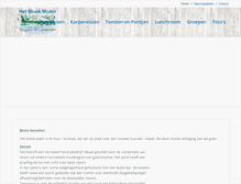 Tablet Screenshot of hetblankwater.nl